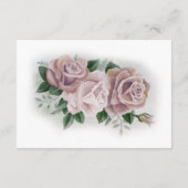 Lesbische bruiden Regency Roze Rozen Informatiekaartje (Achterkant)