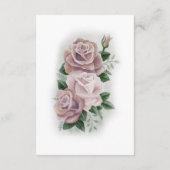 Lesbische bruiden Regency Roze Rozen Informatiekaartje (Achterkant)