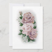 Lesbische bruiden Regency Roze Rozen Kaart (Achterkant)