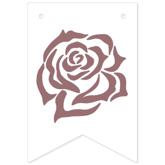 Lesbische bruiden Regency Roze Rozen Vlaggetjes (Eerste vlag)