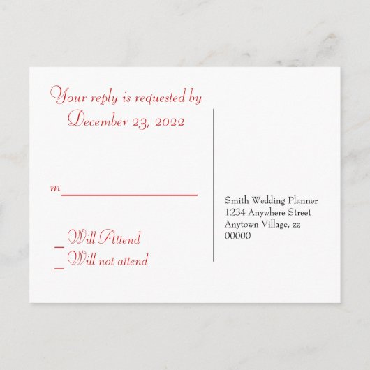 Lesbische bruiloft één bruid uitnodiging briefkaart (Achterkant)