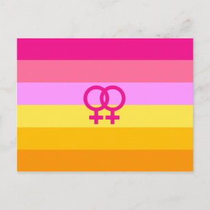 Lesbische Dawn Pride WLW Briefkaart