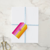 Lesbische Dawn Pride WLW Cadeaulabel (Met Touw)