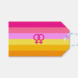 Lesbische Dawn Pride WLW Cadeaulabel