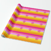 Lesbische Dawn Pride WLW Cadeaupapier (Uitgerold)