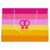 Lesbische Dawn Pride WLW Groot Cadeauzakje (Voorkant)