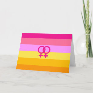 Lesbische Dawn Pride WLW Kaart