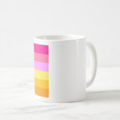 Lesbische Dawn Pride WLW Koffiemok (Voorkant rechts)