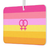 Lesbische Dawn Pride WLW Luchtverfrisser (Links)