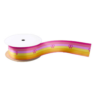 Lesbische Dawn Pride WLW Satijnen Lint