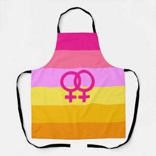 Lesbische Dawn Pride WLW Schort