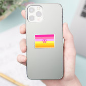 Lesbische Dawn Pride WLW Sticker (Telefoon)