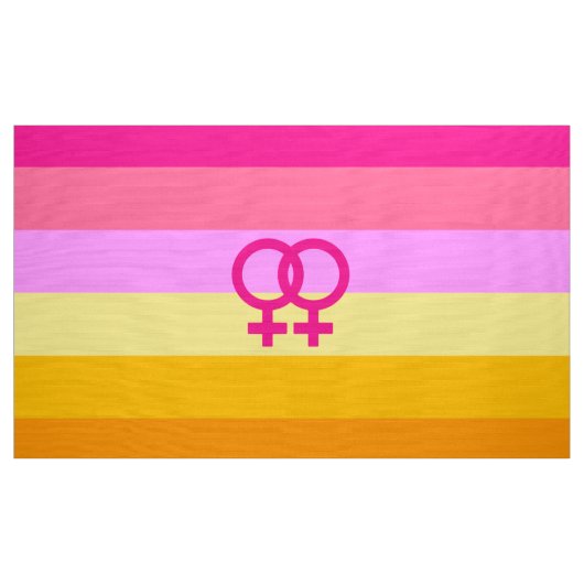 Lesbische Dawn Pride WLW Stof (Yard (91,4 cm))