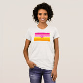 Lesbische Dawn Pride WLW T-shirt (Voorkant volledig)