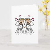 Lesbische Eerste Dans Kaart (Gele Bloem)