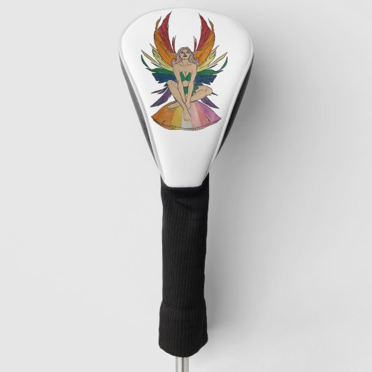 Lesbische fee golfheadcover (Voorkant)