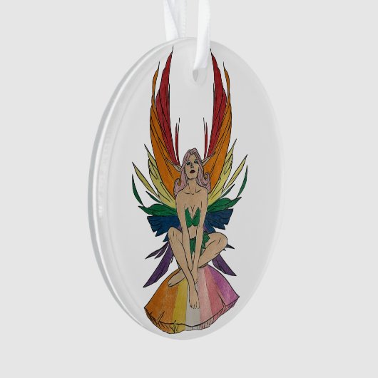 Lesbische fee ornament (voorkant)