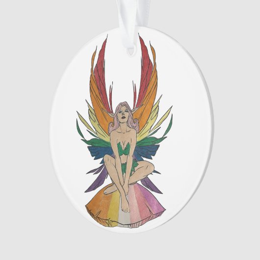 Lesbische fee ornament (voorkant)