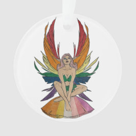 Lesbische fee ornament