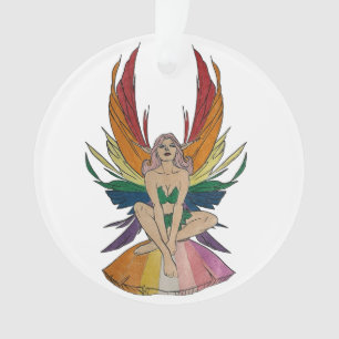 Lesbische fee ornament