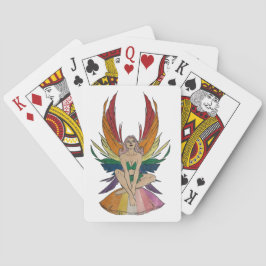 Lesbische fee pokerkaarten
