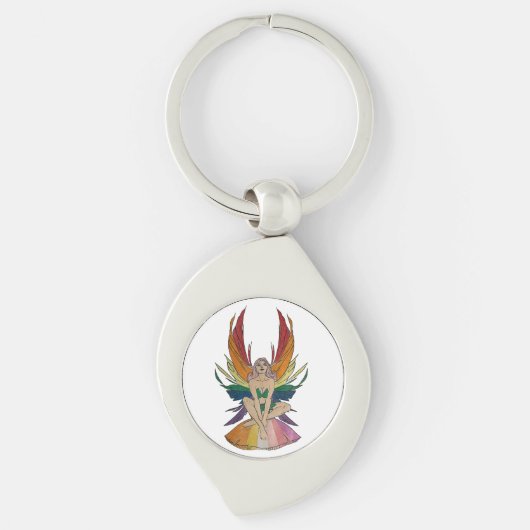 Lesbische fee sleutelhanger (Voorkant)