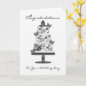 Lesbische felicitaties Wenskaart met bruiloft Kaart (Gele Bloem)