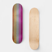 Lesbische Gay Pride Flag Glitter Sparkles Persoonlijk Skateboard (Voorkant)