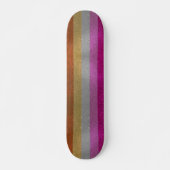 Lesbische Gay Pride Flag Glitter Sparkles Persoonlijk Skateboard (Voorkant)