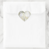 Lesbische geliefden hart sticker (Tas)