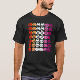 Lesbische Halloween Pompoen Lgbtq Voor Gay Hallo T-shirt