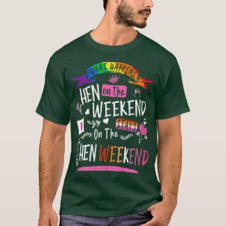 Lesbische Hen Do-outfits voor vrouwen en groepshen T-shirt