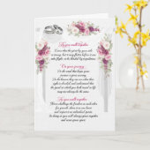 Lesbische homohuwelijk gefeliciteerd kaart (Gele Bloem)