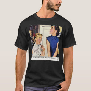 lesbische illustratiesticker t-shirt