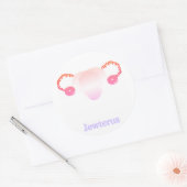 Lesbische Jewterus Sticker (Envelop)