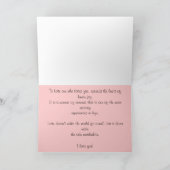 Lesbische Kaarten "Love" gedicht binnen (Binnen)