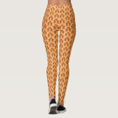 Lesbische Kerst Gingerbread Dames Koppel Leggings (Achterkant)
