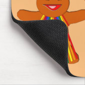 Lesbische kerst gingerbread dames koppel muismat (Hoek)