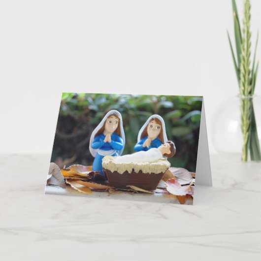 Lesbische Kerstkaart Feestdagen Kaart (Voorkant)