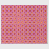 Lesbische kleuren / roze bloem cadeaupapier (Vlak)