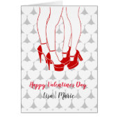 Lesbische koppel dat op de Dag van de Valentijn aa (Voorkant)