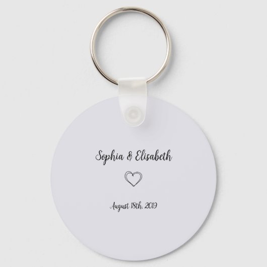 Lesbische kus bijpassende koppels sleutelhanger (Achterkant)