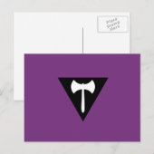 Lesbische Labrys Pride Vlag Briefkaart (Voorkant / Achterkant)
