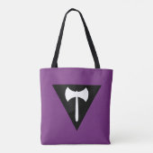 Lesbische Labrys Pride-vlag Tote Bag (Achterkant)