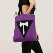 Lesbische Labrys Pride-vlag Tote Bag (Dichtbij)