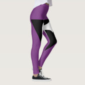 Lesbische Labrys Pridevlag Leggings (Rechts)