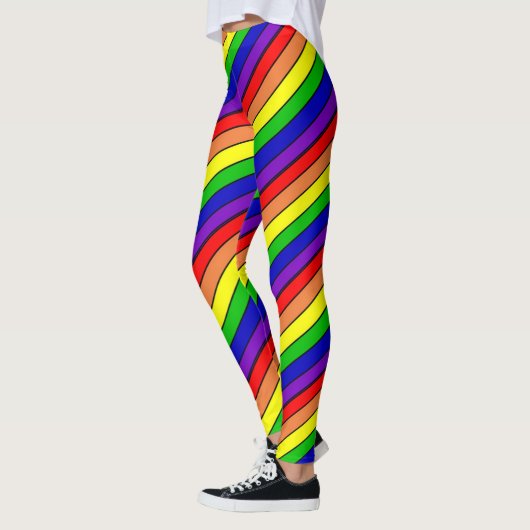Lesbische LGBT Pride Rainbow Leggings (Links)