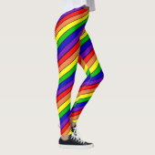 Lesbische LGBT Pride Rainbow Leggings (Rechts)