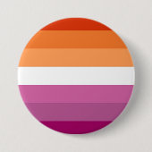 Lesbische LGBTQ Queer Pride Button (Voorkant)