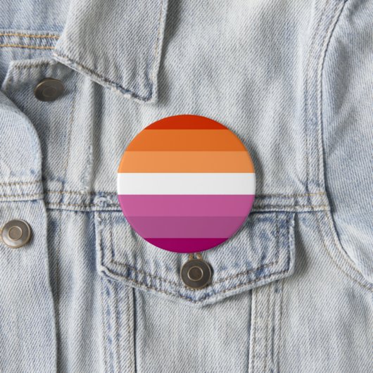 Lesbische LGBTQ Queer Pride Button (In situ)